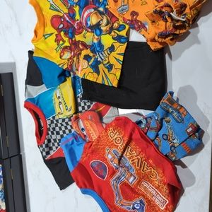 Lot of boys pajamas.